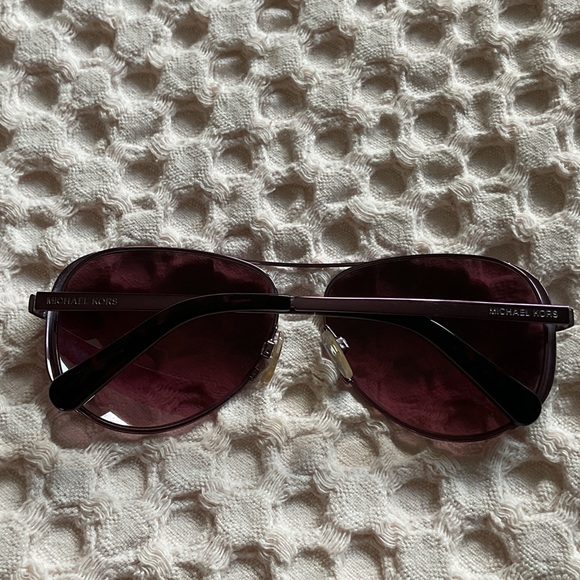 Michael Kors Purple Aviator Sunglasses main image 2